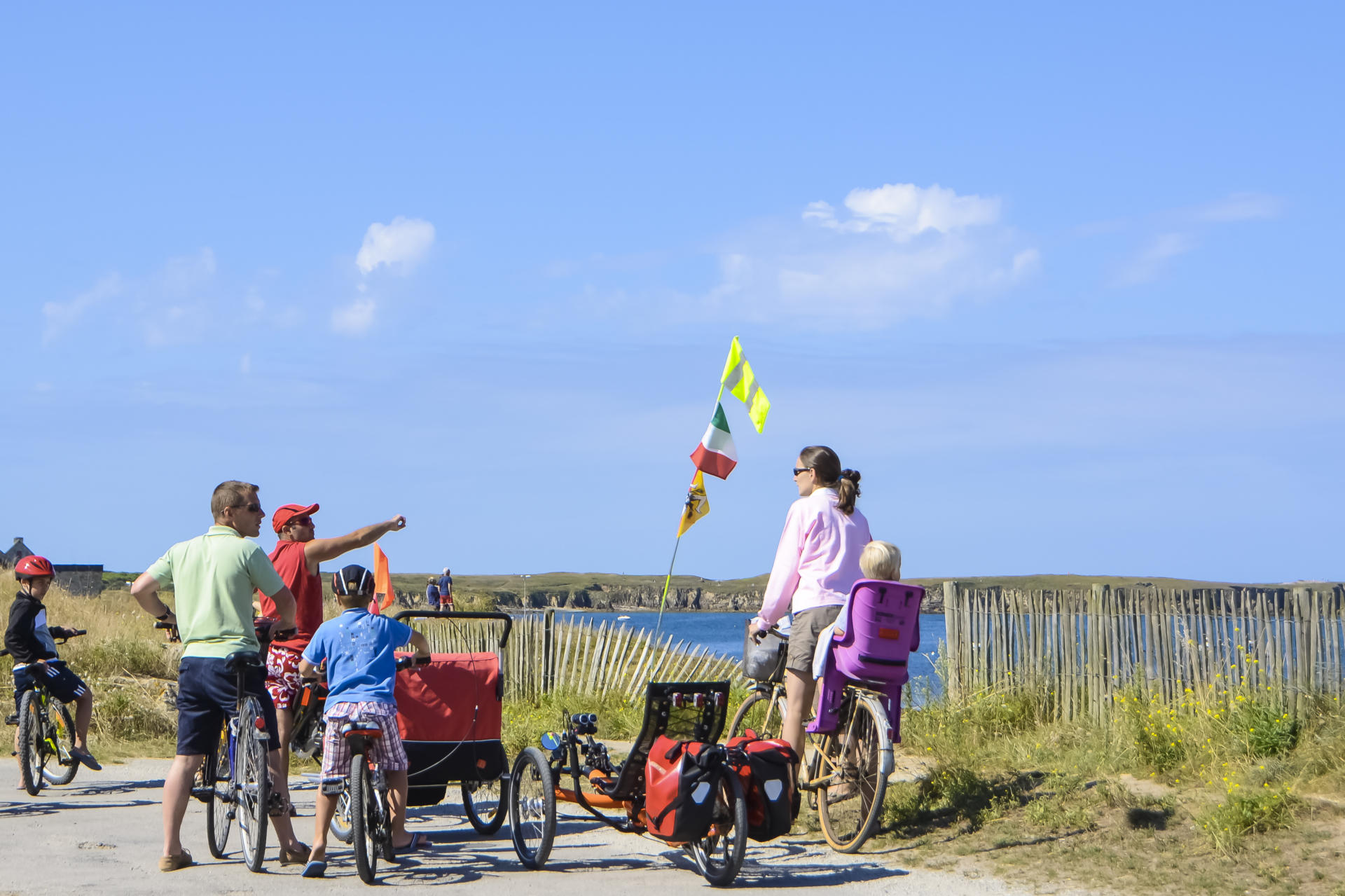 Fahrradurlaub mit der ganzen Familie in der Bretagne