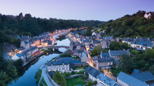 Port de Dinan et la Rance
