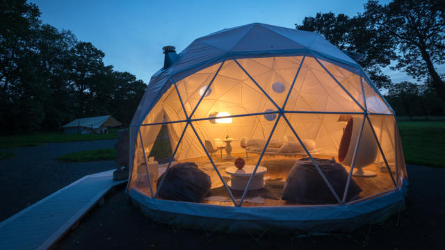 Tressaint, hébergement Igloo du Domaine d'Arvor