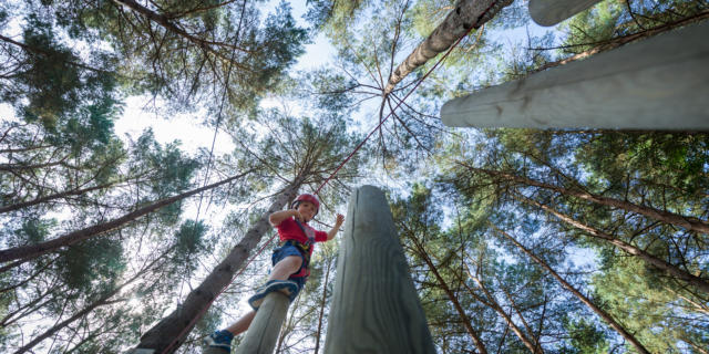 Domaine d'Iffendic, accrobranche