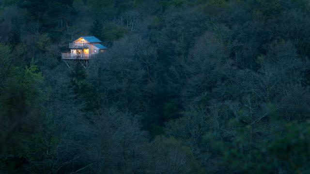 Cabane Perchée à la Vallée du Pratmeur - Quistinic