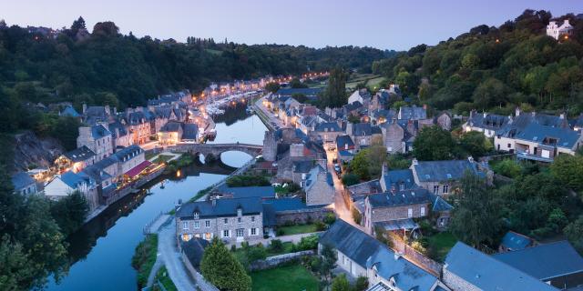 Port de Dinan et la Rance