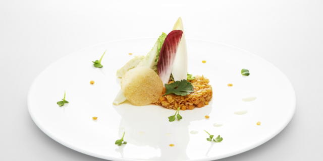Thalasso Barrière la Baule -Recette Lentilles Corail de Mikael Amisse