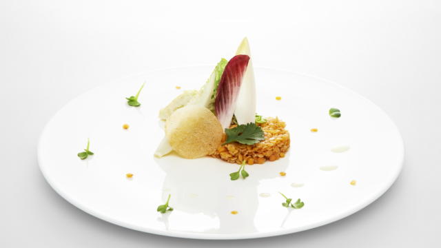 Thalasso Barrière la Baule -Recette Lentilles Corail de Mikael Amisse