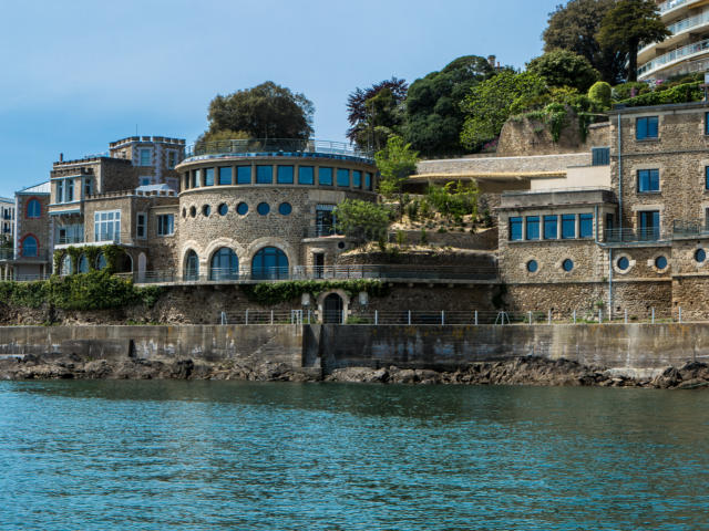 Hôtel Castelbrac vue de la mer
