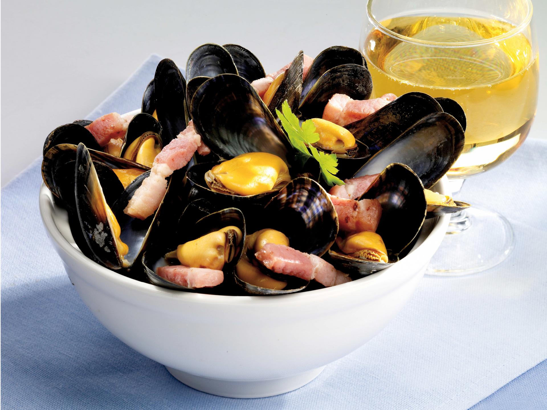 Bouchot mussels Brittany tourism