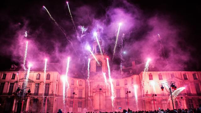 Rennes - Spectacle pyrotechnique