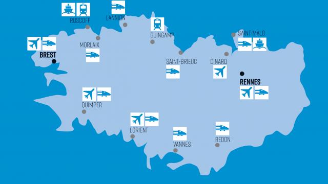 Carte Bretagne