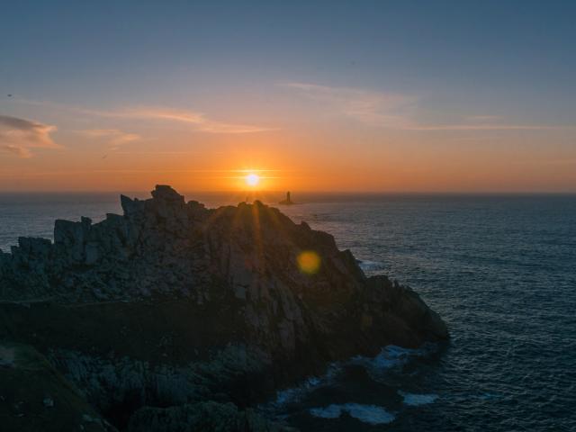 La pointe du Raz avec le phare de la Vieille