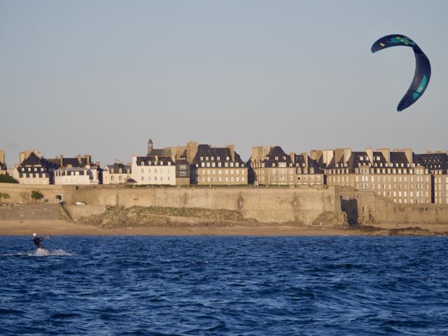 Kite-surf - Plage du Sillon - Saint-Malo
