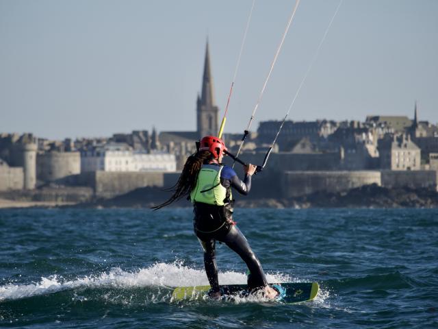 Kite-surf - Plage du Sillon - Saint-Malo