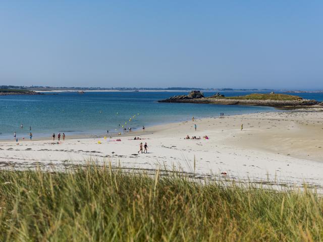 Les dunes et la plage de Sainte-Marguerite à Landéda