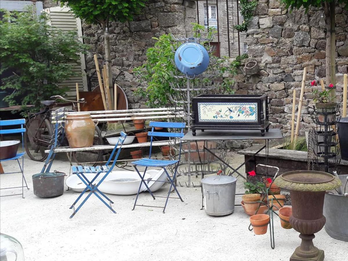 Unique antique shops Brittany tourism