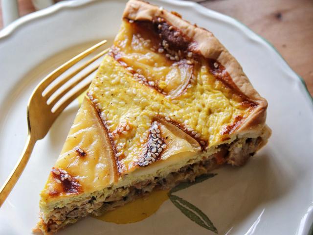 Quiche aux algues