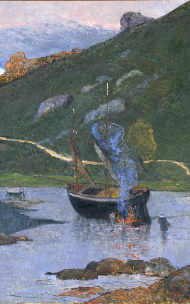 Maxime Maufra - Vue du port de Pont-Aven, 1893-94