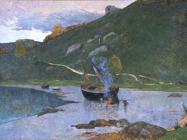 Maxime Maufra - Vue du port de Pont-Aven, 1893-94