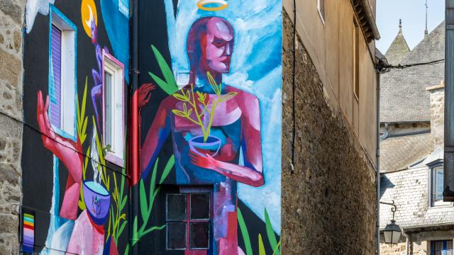 Saint-Brieuc - Street art - Place au lin