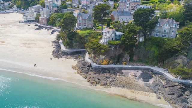 Saint-Cast - La grande plage - Liaison piétonne