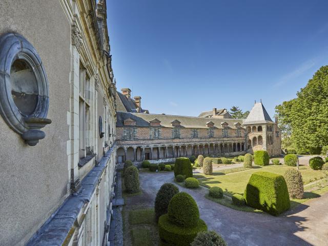 Chateaubriant - Vue sur le parc du Chateau