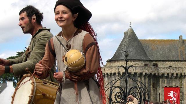 Médiévales d'Hennebont et déguisements en korrigans