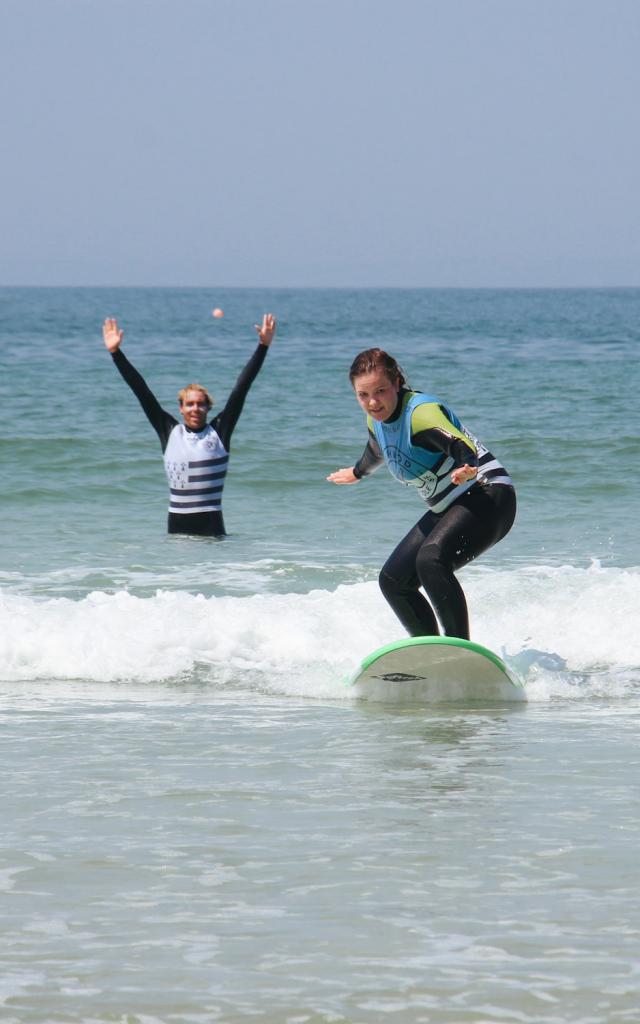 Surfen an der Pointe de la Torche