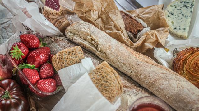 Markt-Picknick in Rennes