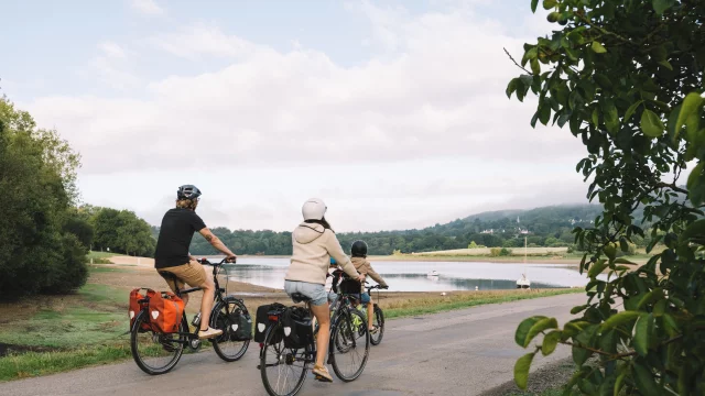 Mûr-de-Bretagne - Balade à vélo au Lac de Guerlédan
