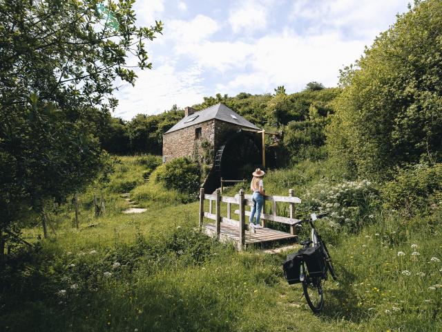 Morlaix - Randonnée Vélo - Pause au moulin