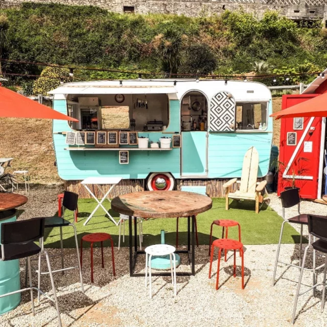 Restaurant de plage - La Caravane Bleue - Audierne