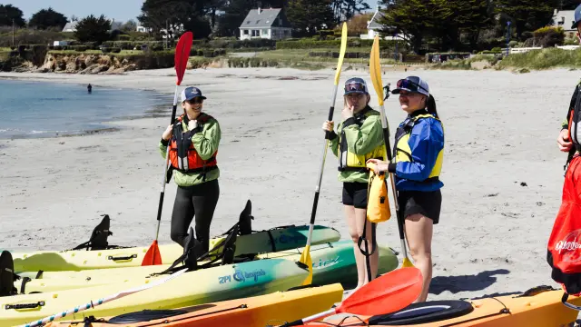 Groix - Kayak entre amies