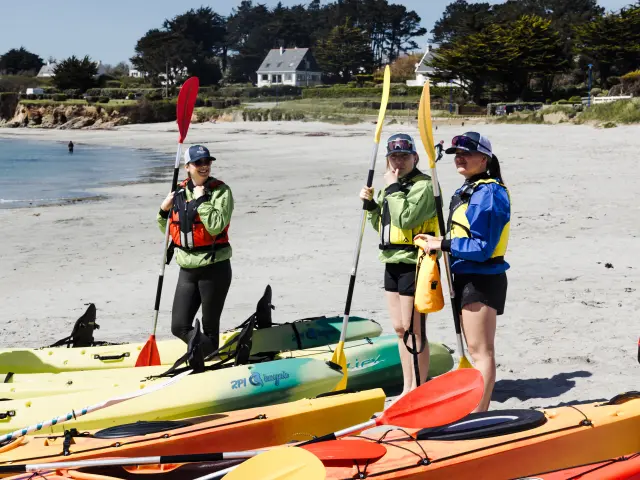 Groix - Kayak entre amies